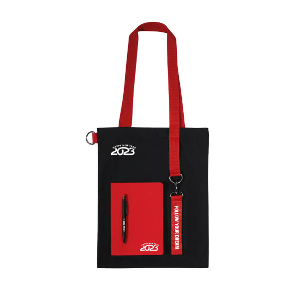 Набор Bplanner casual (чёрный с красным)