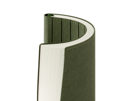 Блокнот А5 Bradbury, гибкая обложка, 80 листов 80 гр/м2 FSC бумага, оливковый