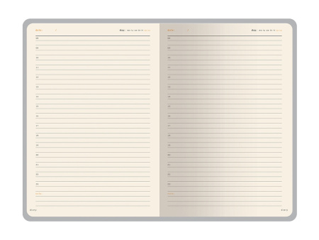 Ежедневник А5 недатированный Prestige, коричневый