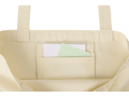 Сумка Levy хлопковая с широким дном, 240 г/м2