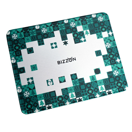 Коврик для мыши GLIDE S, 26*21*0,3см, прошитый край, белый