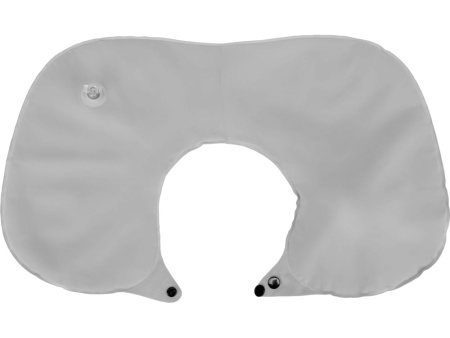 Подушка под шею с помпой Push, серый Подушка под шею с помпой Push, серый