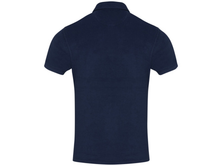 Рубашка поло унисекс Akoya из переработанного махрового материала - Темно - синий
