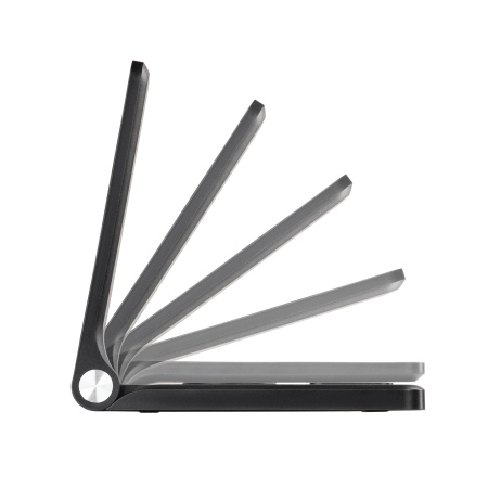 Складная беспроводная (15W) зарядная станция "Clap" с подсветкой логотипа и подставкой для смартфона Складная беспроводная (15W) зарядная станция "Clap" с подсветкой логотипа и подставкой для смартфона