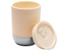 Термокружка LINDE с двойными стенками из переработанного полипропилена, бежевый