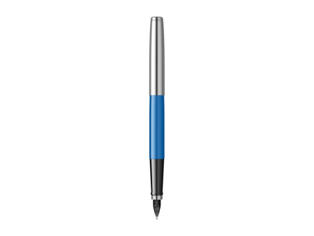 Ручка перьевая Parker Jotter Originals Blue Chrom CT, перо: F, цвет чернил: blue, в подарочной упаковке