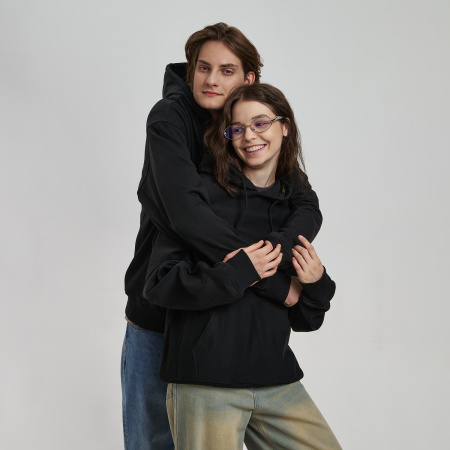 Худи релакс унисекс Адвенче (Adventure), черный, размер 3XL/4XL