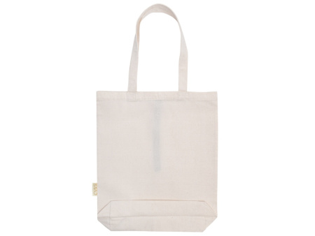 Сумка Fixy из переработанного хлопка 220 г/м2 с фиксирующей лентой