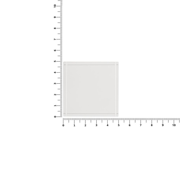 Лейбл из ПВХ Dzeta, L, белый