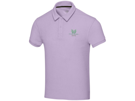 Рубашка поло унисекс Akoya из переработанного махрового материала - Lilac