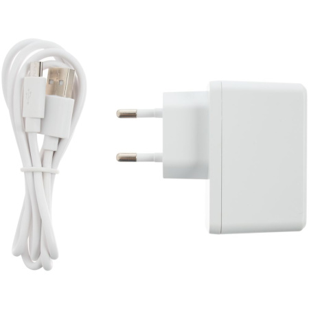 Настольная лампа с беспроводной зарядкой Power Spot, белая Настольная лампа с беспроводной зарядкой Power Spot, белая