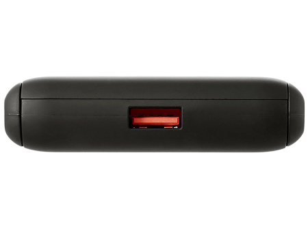 Беспроводной внешний аккумулятор с подсветкой лого и подставкой Magflash, 10000 мАч, 15 Вт, черный