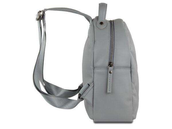 Рюкзак женский BUGATTI КАРА | CARA, серый, полиуретан, 25,5х11х27,5 см, 7 л