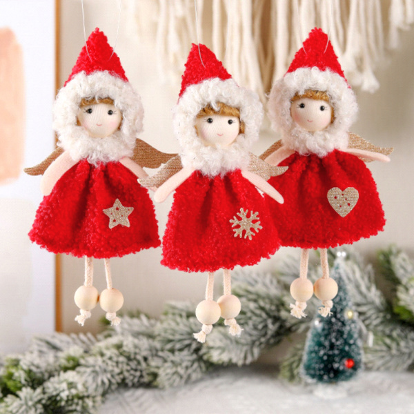 Новогоднее украшение  рождественские ангелы Ротес ( набор 3 шт)