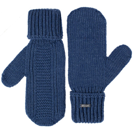 Варежки Brugge, синий меланж, размер L/XL