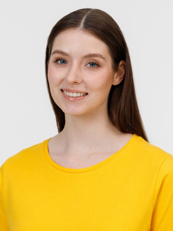 Футболка E190 женская белая, размер 3XL