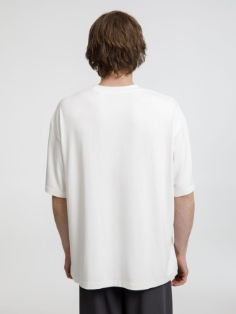 Футболка оверсайз унисекс Lavinia, белая, размер XS/S