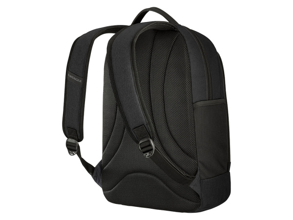 Рюкзак WENGER Oryson 16, чёрный, переработанный ПЭТ/Полиэстер, 32х45х19 см, 25 л.