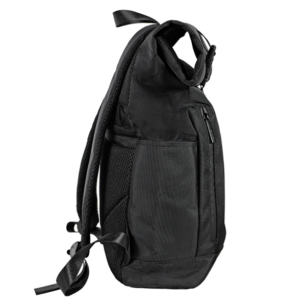 Рюкзак водостойкий "Roll", чёрный, 66х39х13 см, ткань верха:100% полиэстер, подкладка:100% полиэстер