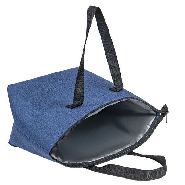 Термосумка "FRESH", т.синий меланж, 39 x 25 x 16 см, полиэстер 300D