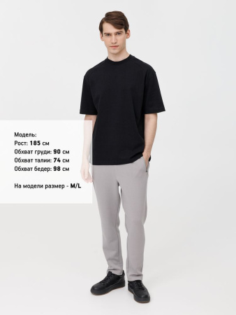 Футболка оверсайз унисекс Sideline, черная, размер XL/XXL