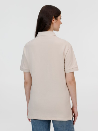 Рубашка поло унисекс Pacific, бежевая (льняная), размер S