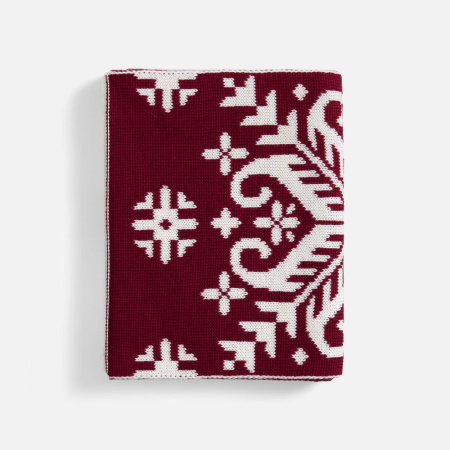 Шарф Wintertude M, красный с белым