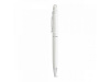 JULIE. Шариковая ручка из металла с стилусом, Белый