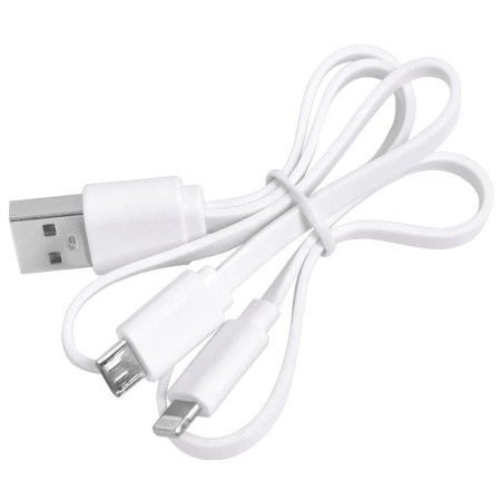 Универсальный аккумулятор "Softi" (5000mAh),белый, 7,5х12,1х1,1см, искусственная кожа, пластик