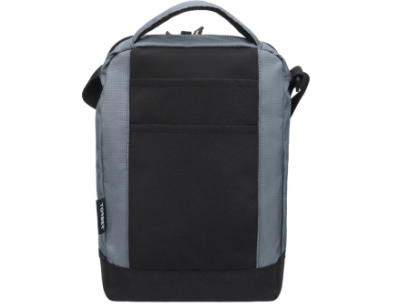 Сумка-планшет TORBER, черный/серый, полиэстер/добби, 22х10х29 см