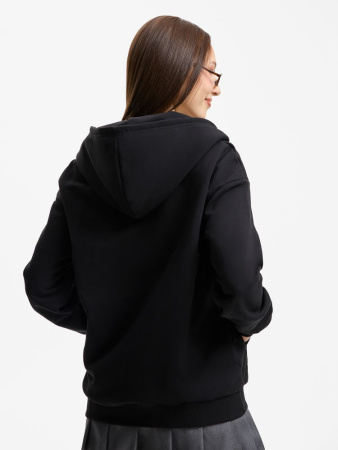 Толстовка унисекс оверсайз Sartoro, черная, размер 3XL/4XL