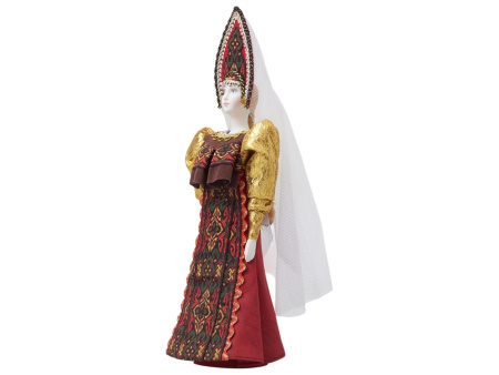 Подарочный набор: кукла фарфоровая, мёд с миксом из орехов