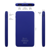 Внешний аккумулятор Bplanner Power 1 ST, софт-тач, 5000 mAh (Синий)