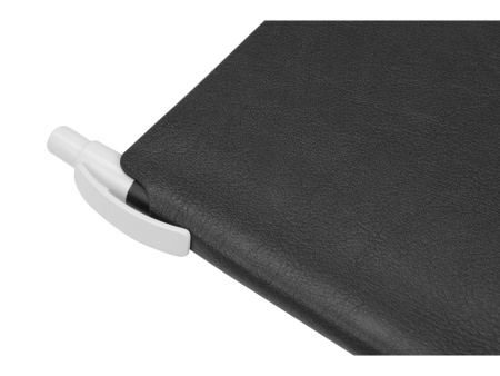 Блокнот Notepeno А5 с тонированными линованными страницами, черный