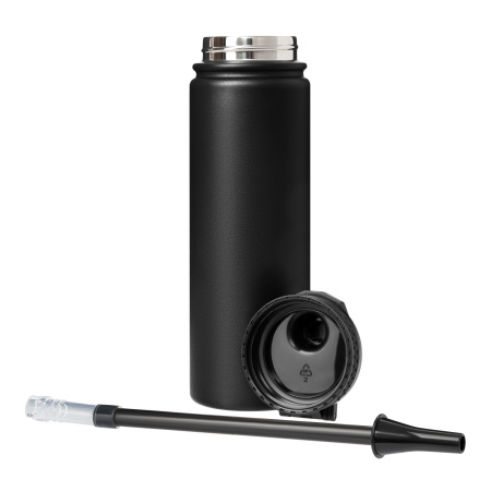 Термобутылка вакуумная герметичная Савона (Savona), черная