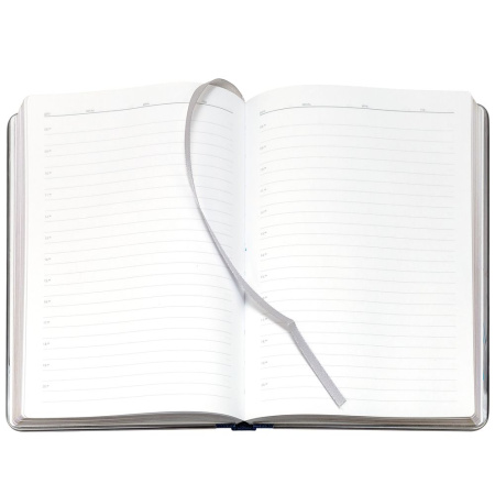 Ежедневник Frame Metal, недатированный, синий