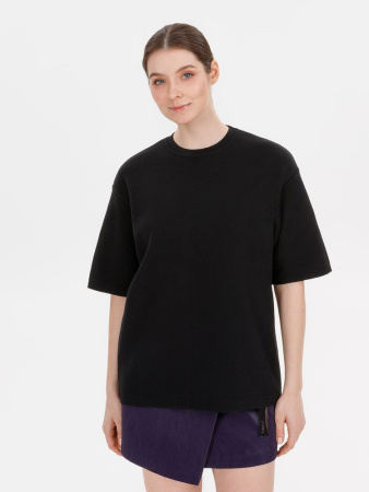 Джемпер с коротким рукавом Siluetti Volumica, черный, размер XL/XXL