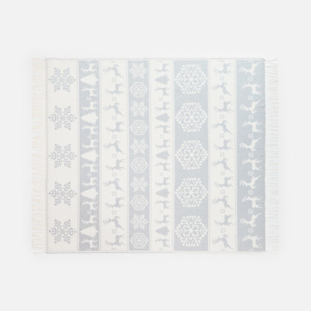 Плед «Скандинавия», серый