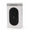 Мышь компьютерная беспроводная с индикатором Peeper, черный