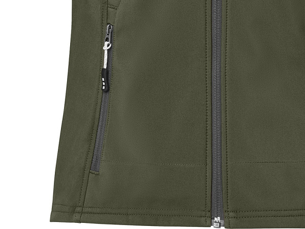 Куртка софтшел Ланглей женская, зеленый лесной