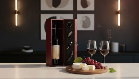 Набор винный "Салют" в подарочной коробке