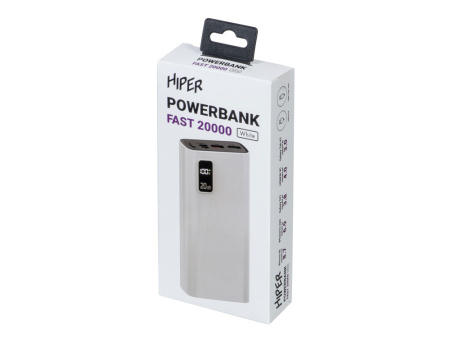 Портативный внешний аккумулятор FAST 20000 White (Р)