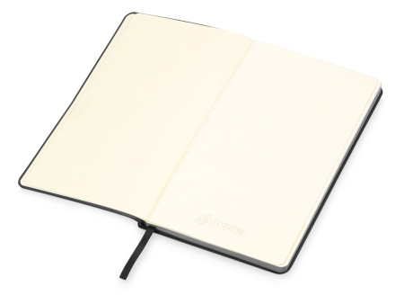 Блокнот Notepeno А5 с тонированными линованными страницами, черный