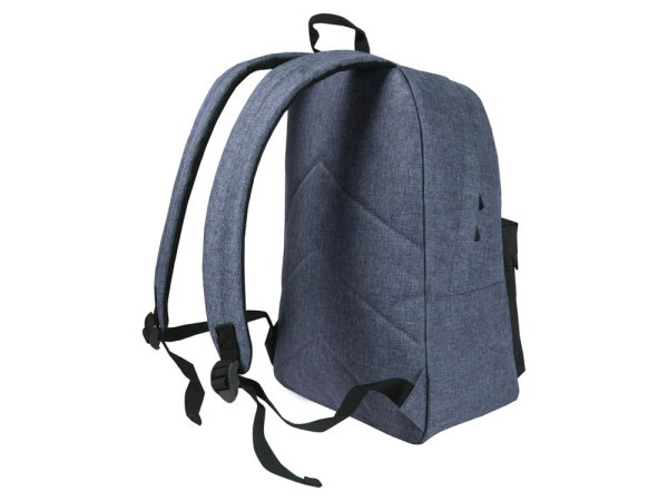 Рюкзак TORBER ГРАФФИТИ, серый с карманом черного цвета, полиэстер меланж, 42 х 29 x 19 см