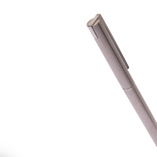 РУЧКА  "BERGAMO" ШАРИКОВАЯ АВТОМАТИЧЕСКАЯ, МЕТАЛЛИЧЕСКИЙ КОРПУС СТАЛЬ, 0.7 ММ, СИНЯЯ