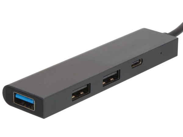 USB-хаб Command с коннектором 2-в-1 USB-C и USB-A, 2.0/3.0