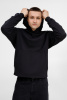 Худи оверсайз унисекс Kosmos, черное, размер XS/S