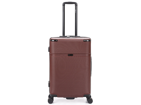Чемодан TORBER Onego, бордовый, ABS-пластик, 79,5 х 51 х 29 см, 103 л