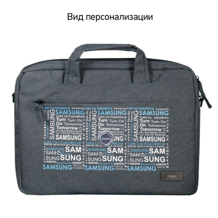 Сумка для ноутбука Милиорис (Migliores), серый/серый