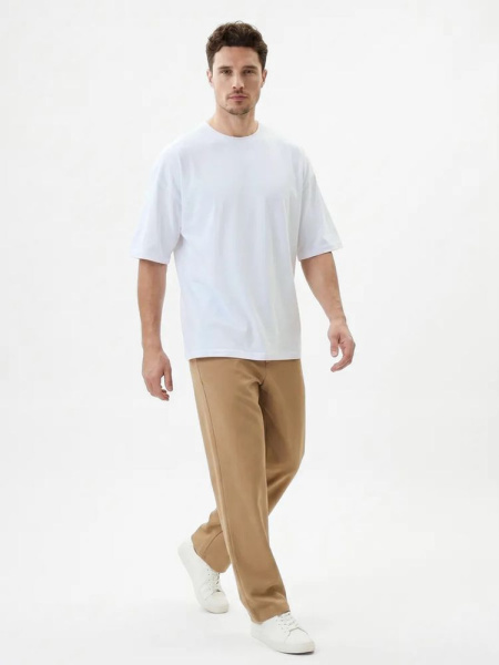 Футболка Oversize Premium 210, белая, размер S